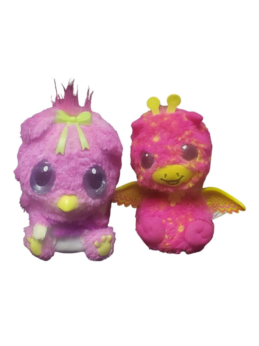 Hatchimals Hatchibabies Pink Ponette Baby Bird & Pink Giraven Interactive Toys